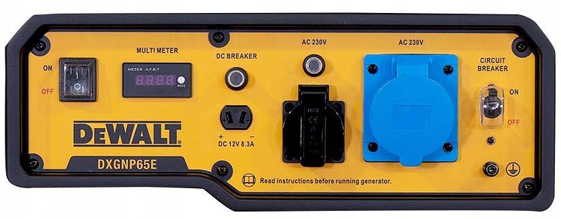AGREGAT PRĄDOTWÓRCZY PRZENOŚNY JEDNOFAZOWY DEWALT DXGNP65E 6500W BENZYNA
