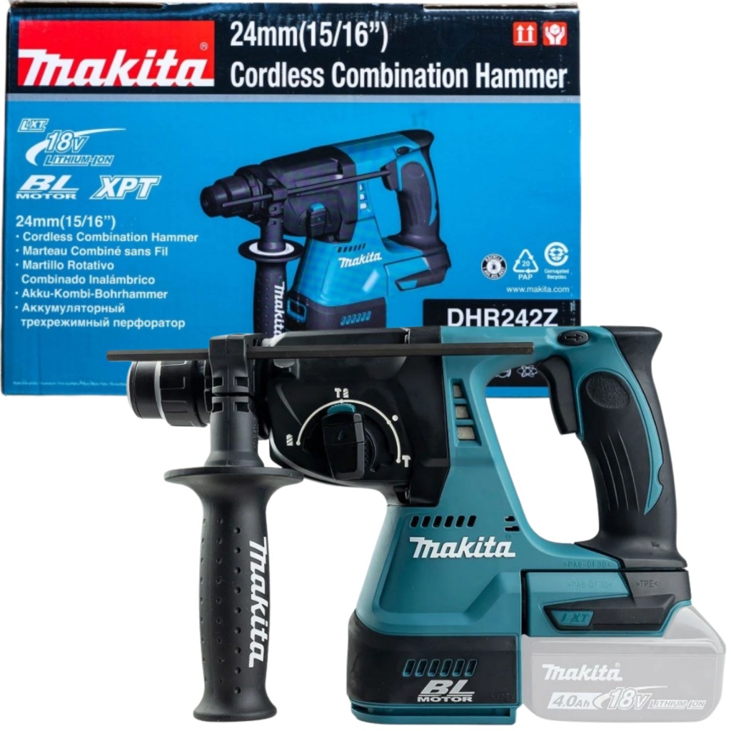 MAKITA Młotowiertarka akumulatorowa SDS+ 18V 2J 3-funkcyjna DHR242Z