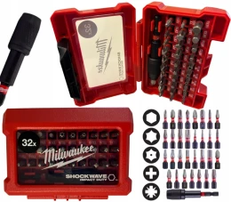 Milwaukee 4932464240 32x Bity Udarowe Wkrętarki TORX PZ PH HEX Imbus NR 2