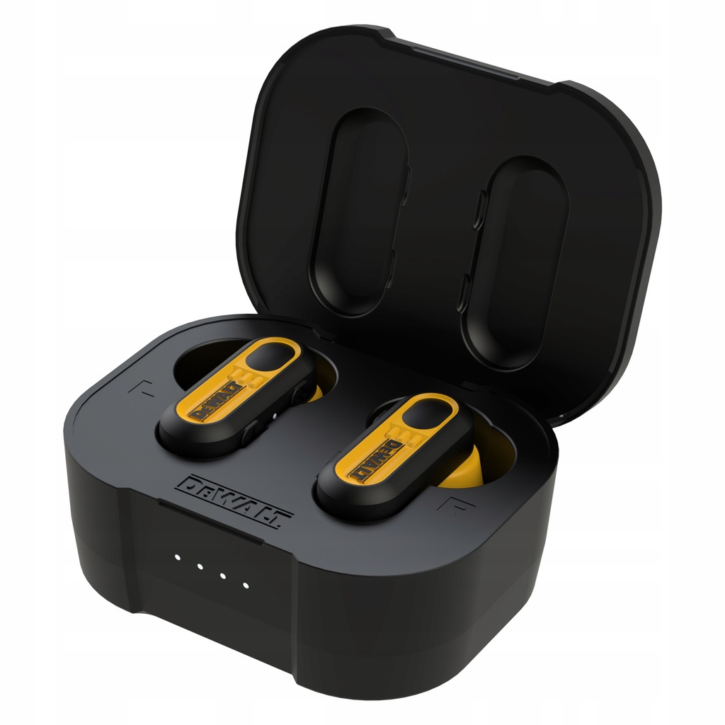 SŁUCHAWKI DOUSZNE EARBUDS Z MIKROFONEM DEWALT Bluetooth 5.0 IPx6 do 36h