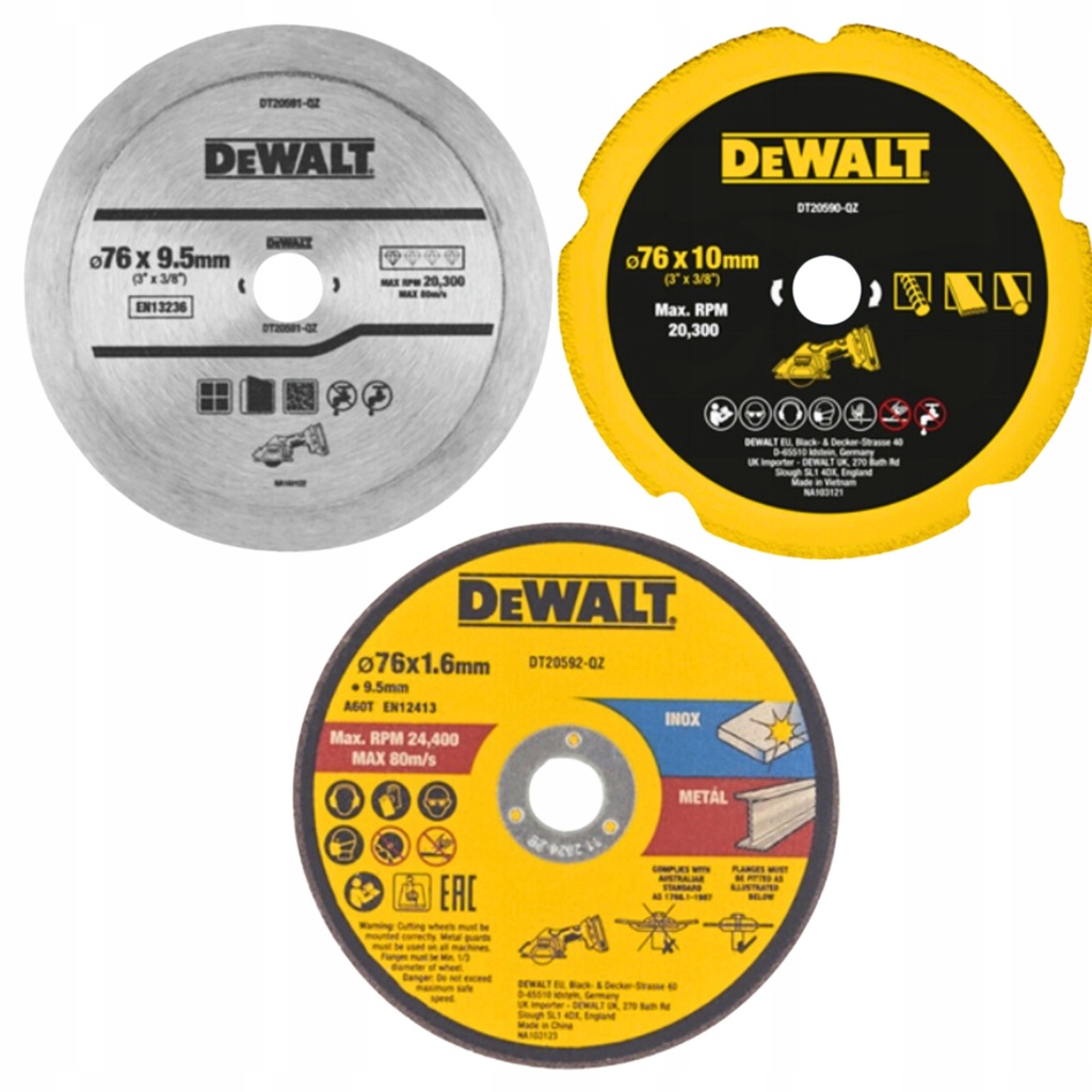 DEWALT DCS438N PRZECINARKA TARCZOWA SZLIFIERKA KOMPAKTOWA MAŁA 76MM 18V
