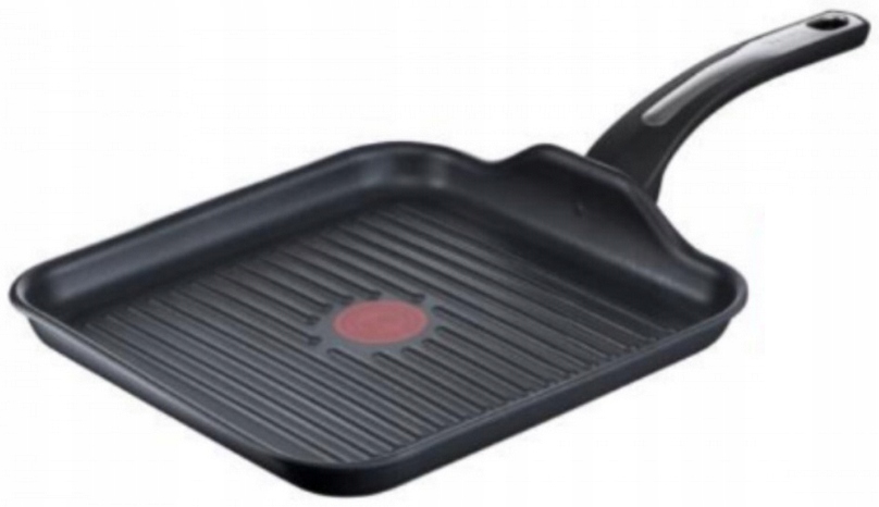 Patelnia grillowa Selection Tefal 26x26 cm tytanowa indukcja G2844032