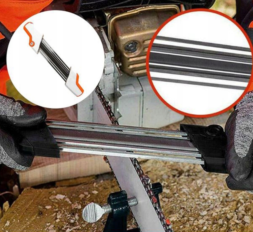 Ostrzałka do łańcucha Stihl Prowadnik 2w1 3/8" Pico/PS3 Pilnik 4mm
