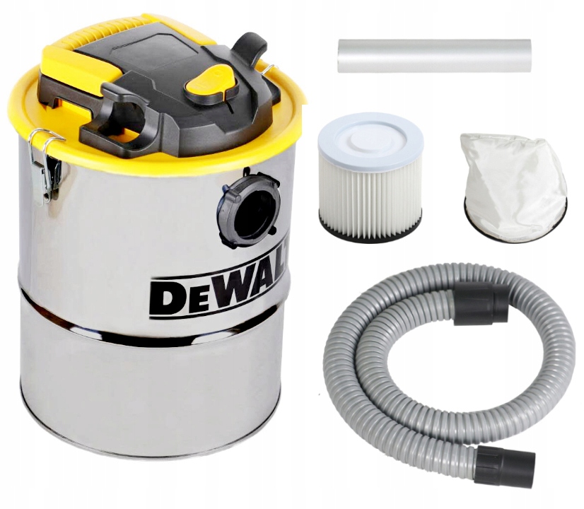 Odkurzacz Kominkowy Separator do popiołu DeWalt DXV15A 600W 15L