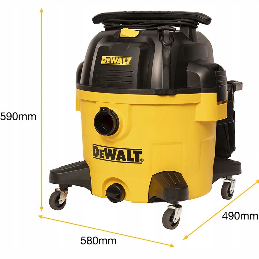 Odkurzacz przemysłowy DeWALT DXV34P 1200W 34l sucho/mokro -
