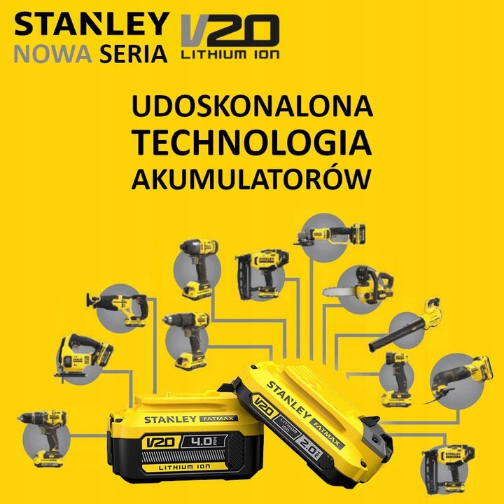 Akumulator Stanley SFMCB204 Li-Ion 18V 4.0Ah V20 -
