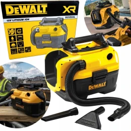 ODKURZACZ PRZEMYSŁOWY AC/DC DO PRACY NA SUCHO I MOKRO 18V DeWALT DCV584L