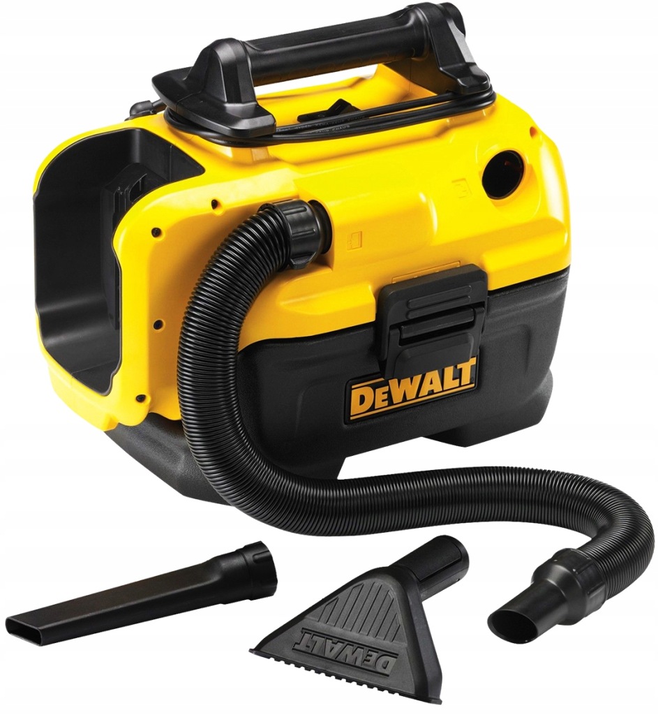 ODKURZACZ PRZEMYSŁOWY AC/DC DO PRACY NA SUCHO I MOKRO 18V DeWALT DCV584L
