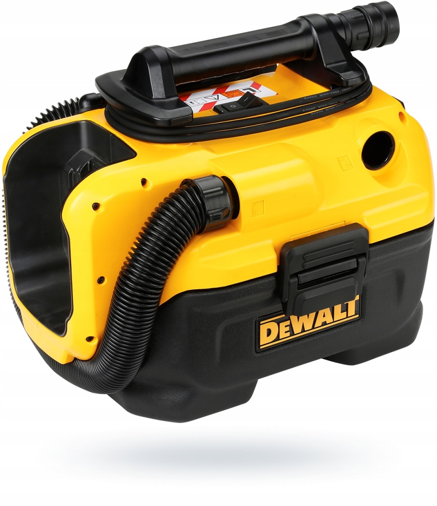 ODKURZACZ PRZEMYSŁOWY AC/DC DO PRACY NA SUCHO I MOKRO 18V DeWALT DCV584L