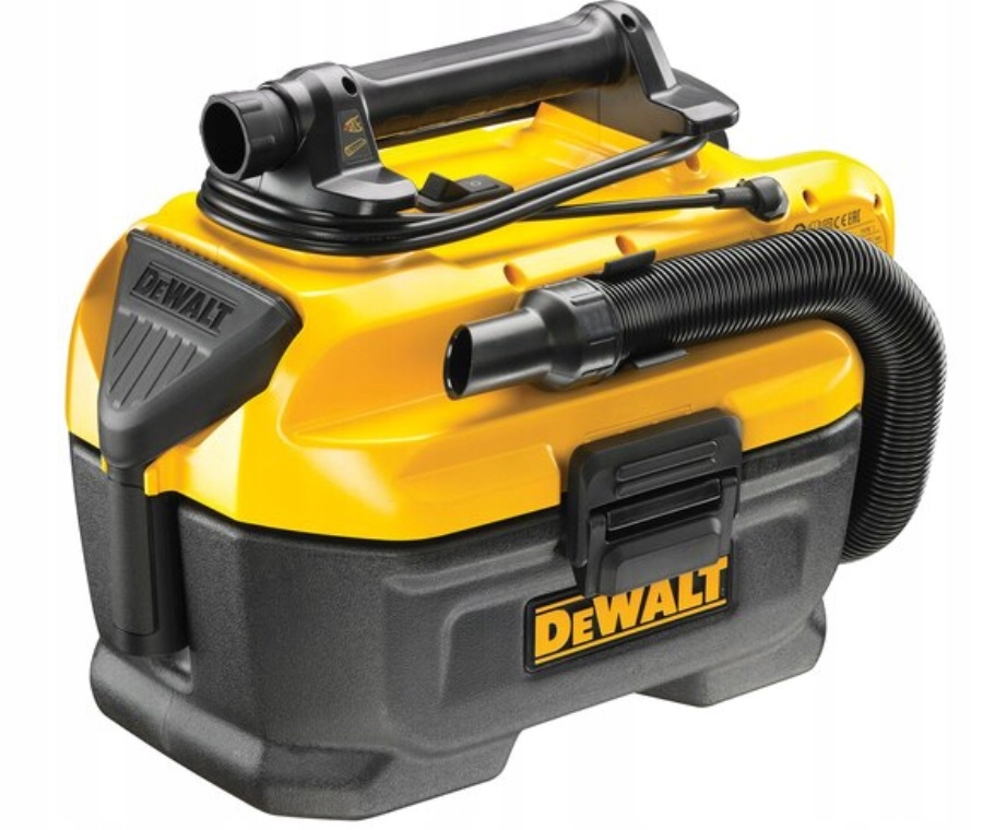 ODKURZACZ PRZEMYSŁOWY AC/DC DO PRACY NA SUCHO I MOKRO 18V DeWALT DCV584L