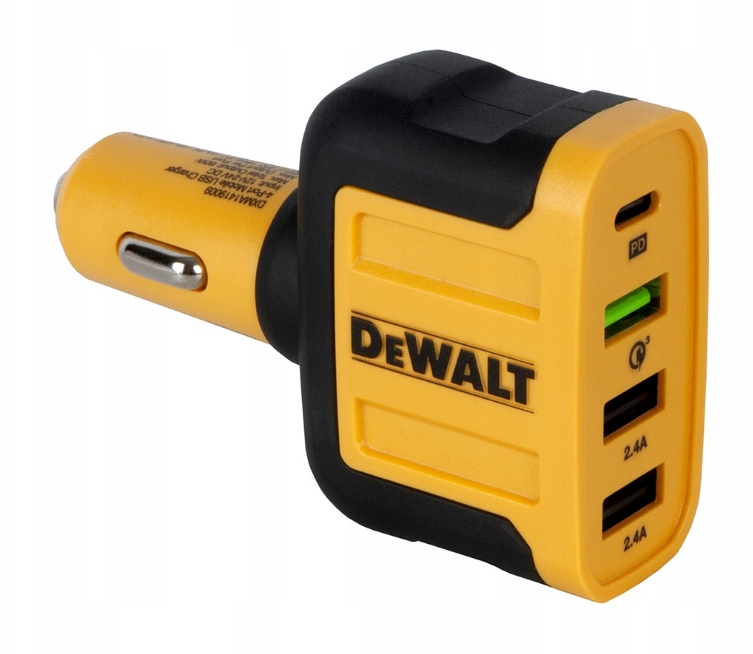 DEWALT ŁADOWARKA SAMOCHODOWA 4 W 1 USB PD QUICK CHARGE DXMA141-9009-DWG
