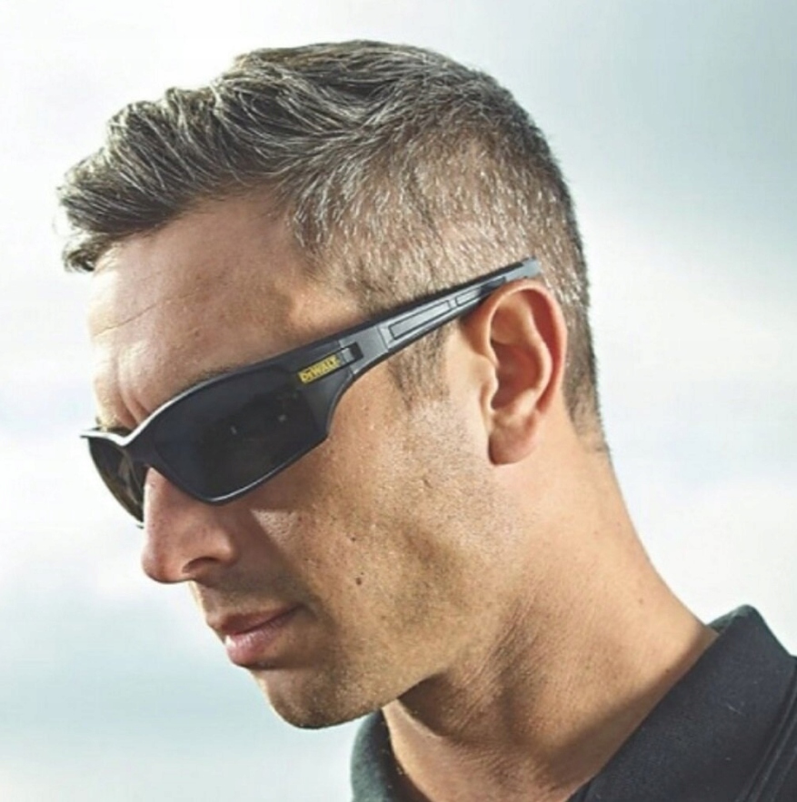 DEWALT OKULARY OCHRONNE PRZECIWSŁONECZNE UV, BHP CZARNE DPG101-2D