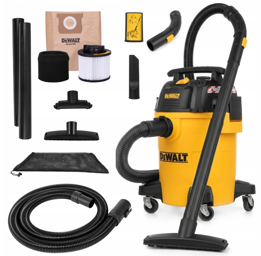 DEWALT ODKURZACZ PRZEMYSŁOWY  23L 48MM BEZWORKOWY DMUCHAWA