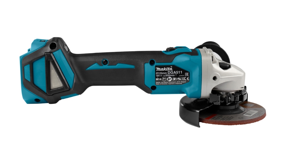 Akumulatorowa szlifierka kątowa 125mm 18V 5 biegów Makita DGA511Z regulacja