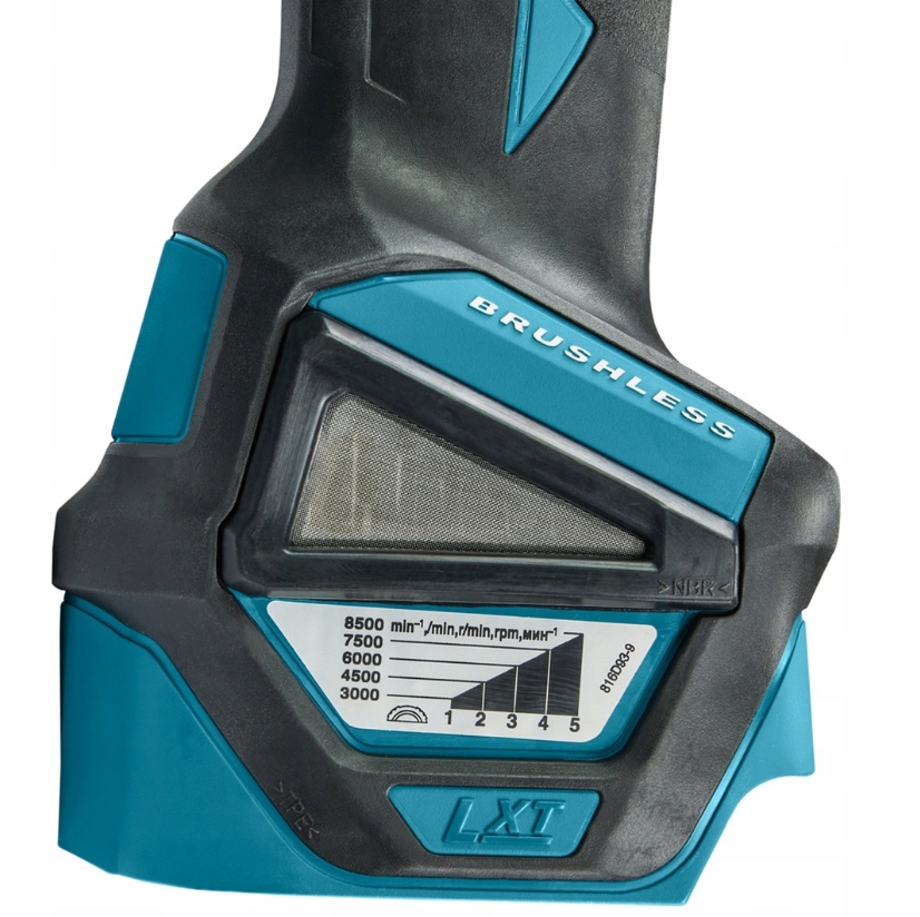 Akumulatorowa szlifierka kątowa 125mm 18V 5 biegów Makita DGA511Z regulacja