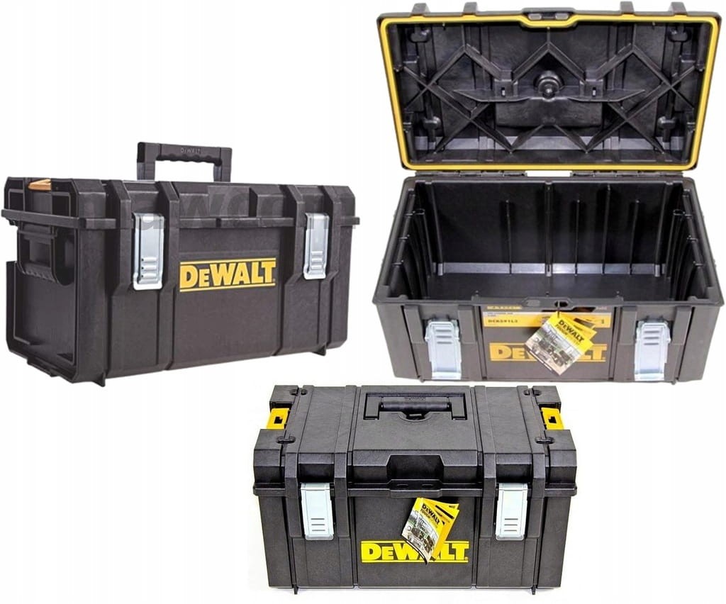 Wytrzymała i pojemna skrzynia DeWALT DS300 - widok ogólny