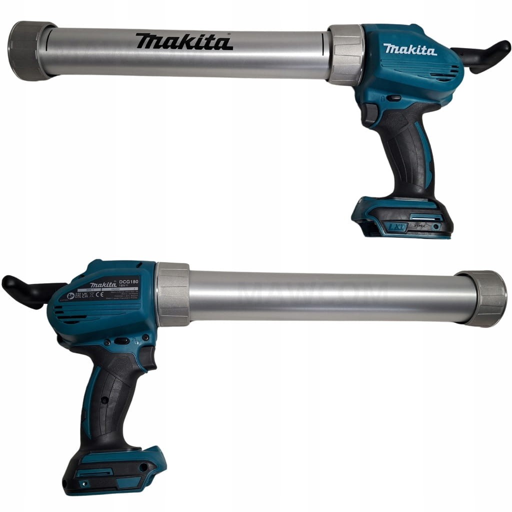 Pistolet akumulatorowy Makita DCG180 z długą rurą do mas w folii 600ml