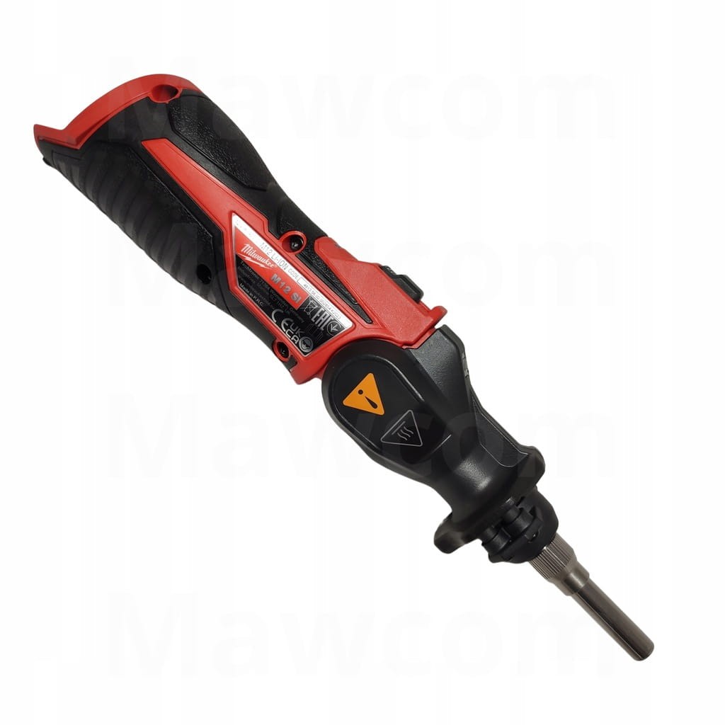 Lutownica Milwaukee M12 SI w pozycji prostej (ołówkowej)