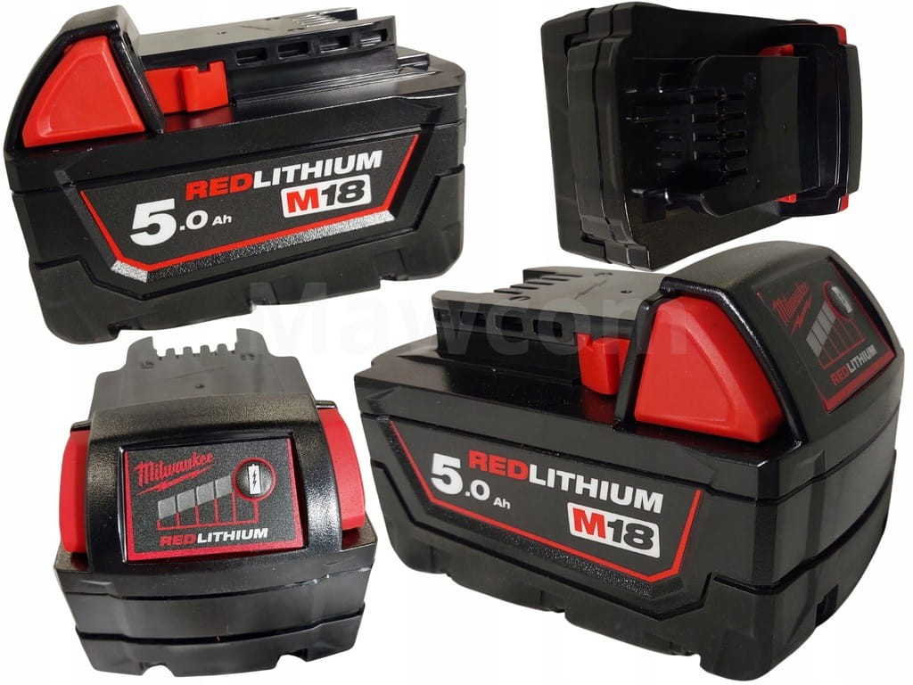 Oryginalny akumulator Milwaukee M18B5 5.0Ah 18V REDLITHIUM-ION - zdjęcie poglądowe