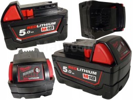 Akumulator Milwaukee M18B5 5.0Ah 18V (Oryginał / REDLITHIUM-ION)