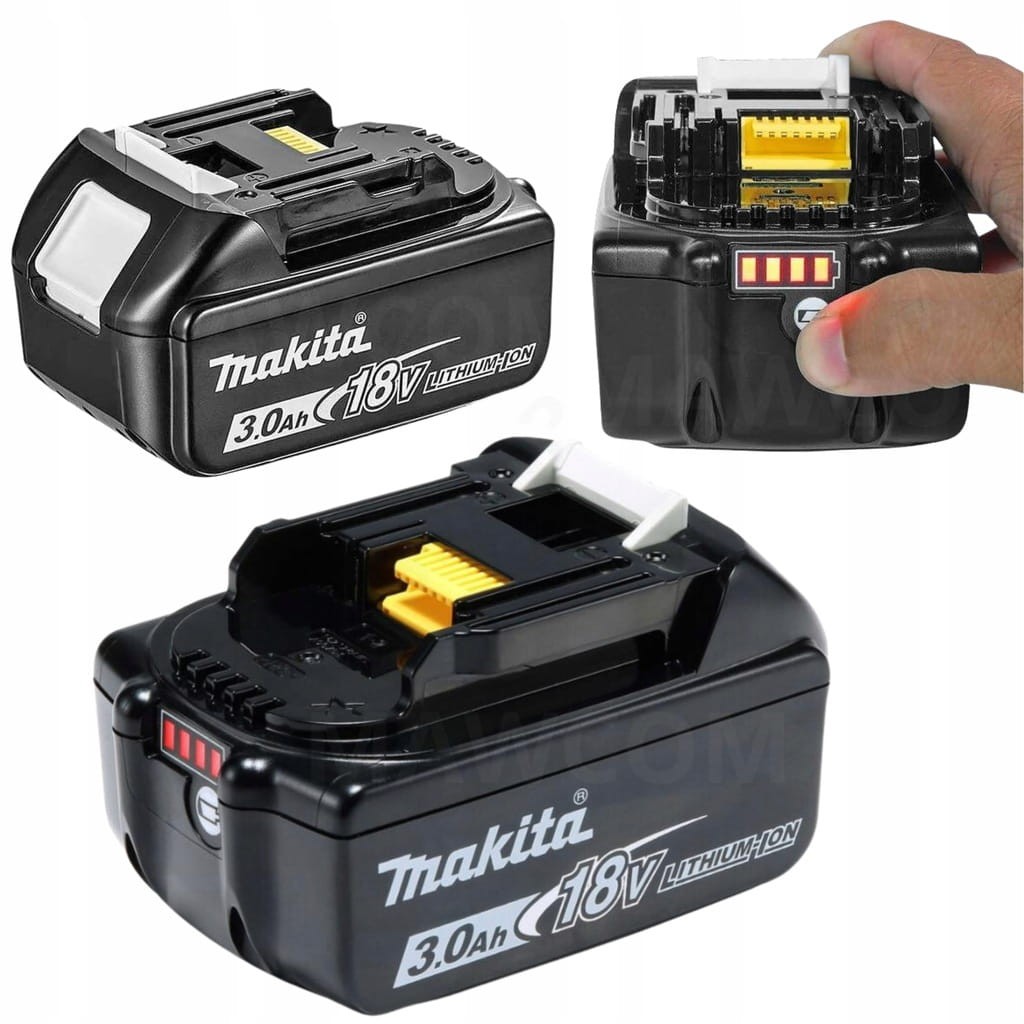 Oryginalny akumulator Makita BL1830B 18V 3.0Ah - widok ogólny