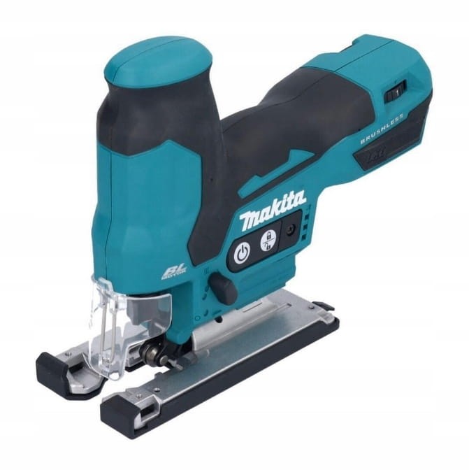 Profil boczny wyrzynarki Makita DJV185 - ergonomiczny chwyt za korpus