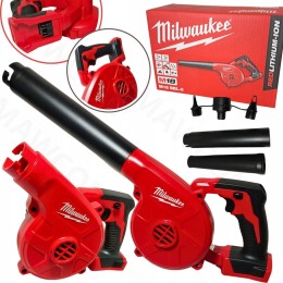 Milwaukee M18 BBL-0 Kompaktowa Dmuchawa Warsztatowa (3 Biegi / Zestaw Dyszy / BODY)