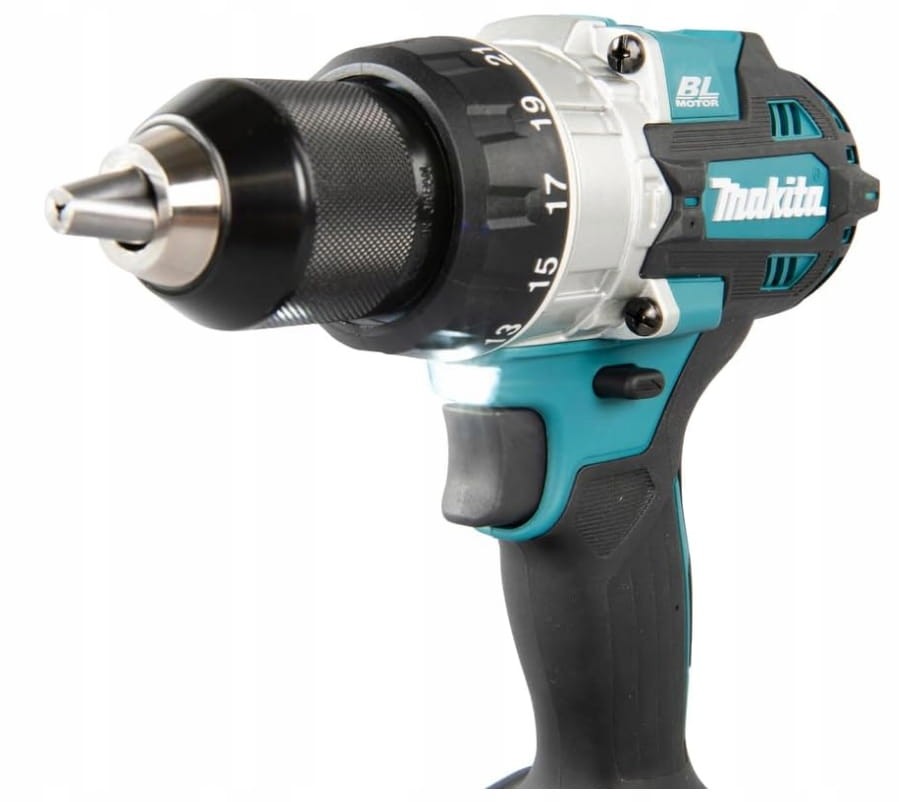 Kompaktowy korpus (178mm) wkrętarki Makita DHP486Z - widok bez rączki
