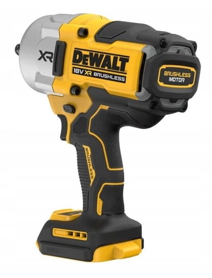 Tył klucza udarowego DeWalt DCF961 - widoczne otwory wentylacyjne potężnego silnika