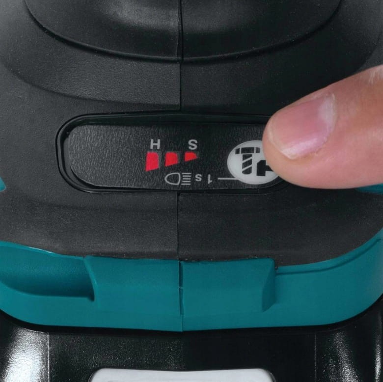 Panel sterowania siłą udaru (3 biegi) w kluczu Makita DTW1002