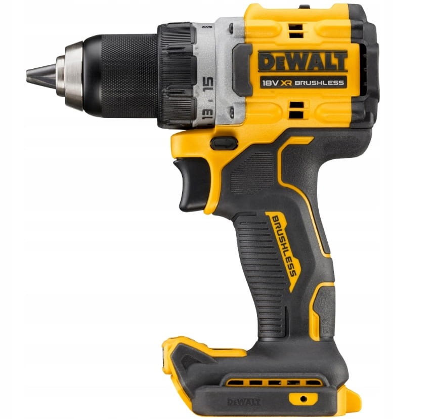Profil boczny wkrętarki DeWalt DCD800 - krótki korpus 164mm