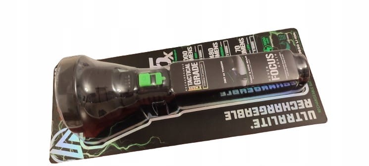 Oryginalne opakowanie latarki LitezAll Rechargeable z parametrami