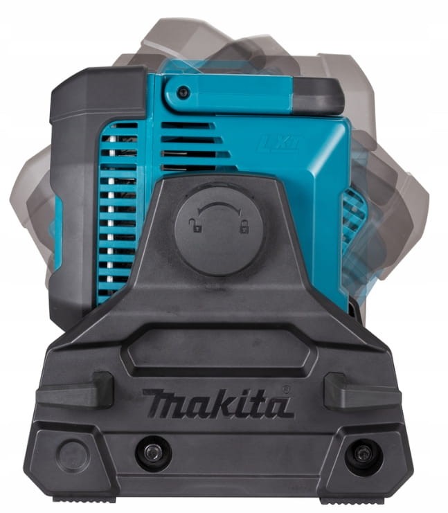 Zakres regulacji obrotu lampy Makita DML809