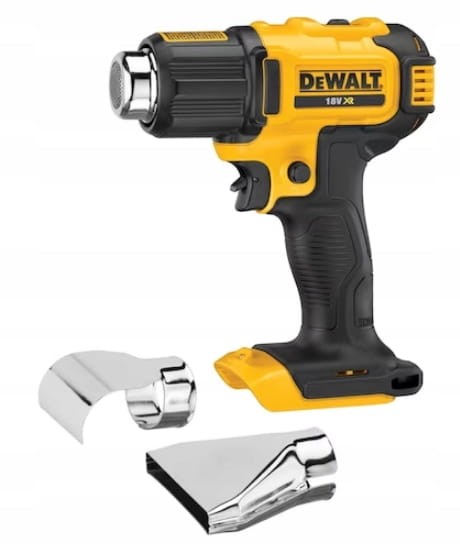 DeWalt DCE530N z dwiema dyszami w zestawie: refleksyjną i powierzchniową