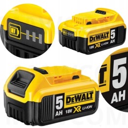 Oryginalny Akumulator DeWalt DCB184 18V XR Li-Ion (5.0Ah / Wskaźnik LED)