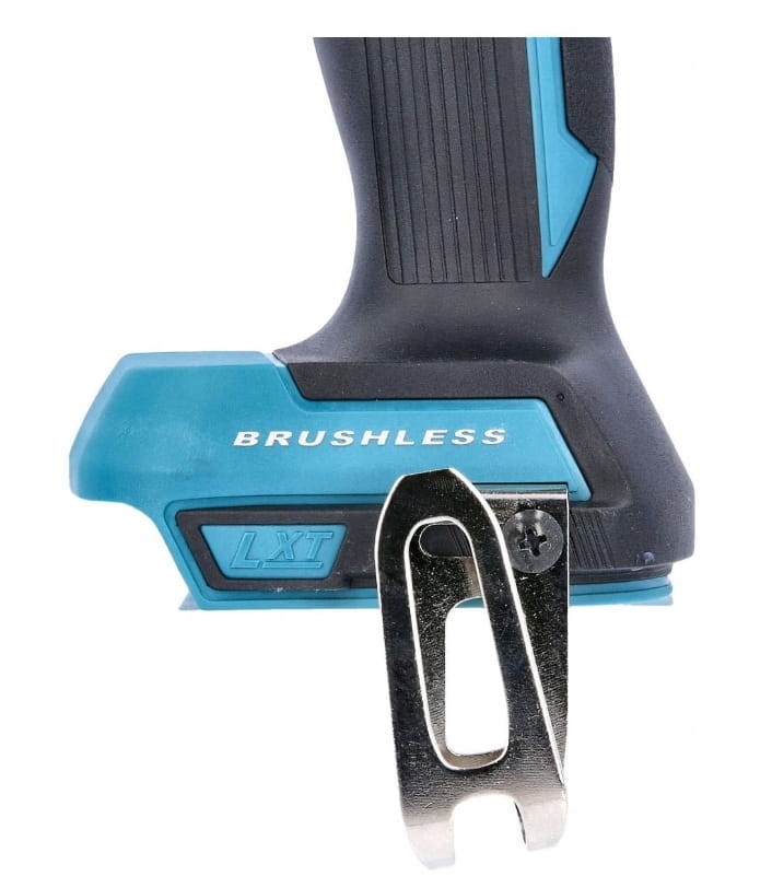 Podstawa wkrętarki Makita DHP484Z - logo Brushless i zaczep do paska