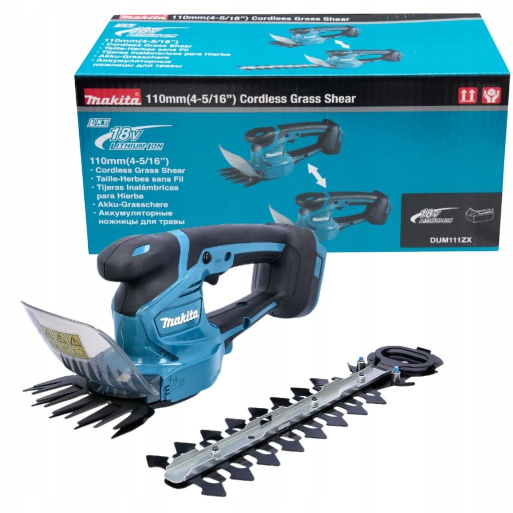 Zestaw Makita DUM111ZX - nożyce 2w1 z ostrzem do trawy i żywopłotu