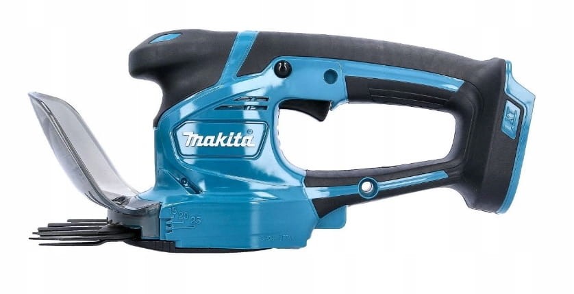 Kompaktowe nożyce do trawy Makita DUM111 - widok z boku